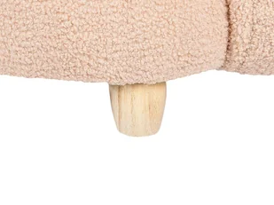 Fotel dziecięcy królik teddy beżowy KANNA - Fotele i pufy dla dzieci - miniaturka - grafika 9