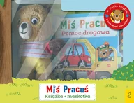 Książki edukacyjne - Miś Pracuś: Książka - Pomoc drogowa + maskotka - miniaturka - grafika 1
