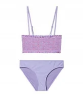 Stroje kąpielowe - Dziewczęcy kostium kąpielowy (12-14 lat 158/164, fioletowy) Dwuczęściowy - miniaturka - grafika 1