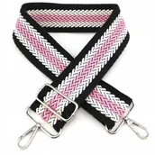 Paski - Pasek Do Torebki Torby Regulowany Szeroki Damski Długi Parciany Kolorowy - miniaturka - grafika 1