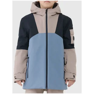 Kurtka dziecięca 4F Technical jacket M0837 Rozmiar dziecięcy: 122 / Kolor: brązowy - Kurtki i płaszcze dla chłopców - miniaturka - grafika 1