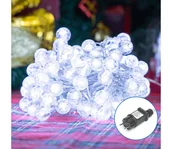 Lampy ogrodowe - Aigostar - LED Zewnętrzny łańcuch świąteczny 50xLED/8 funkcji 8m IP44 zimna biel - miniaturka - grafika 1