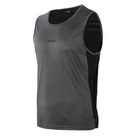 Koszulki męskie - Hi-Tec, ARIEN, Top, Koszulka męska, Iron Gate/Black, XL - miniaturka - grafika 1