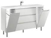 Szafki łazienkowe - Szafka Stojąca Z Umywalką ETH 140 cm K - Kaszmir Mat - miniaturka - grafika 1