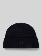 Czapki męskie - Czapka beanie z wyhaftowanym logo - miniaturka - grafika 1