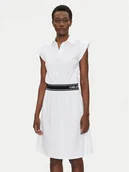 Sukienki - KARL LAGERFELD Sukienka codzienna A2W13038 Biały Regular Fit - miniaturka - grafika 1