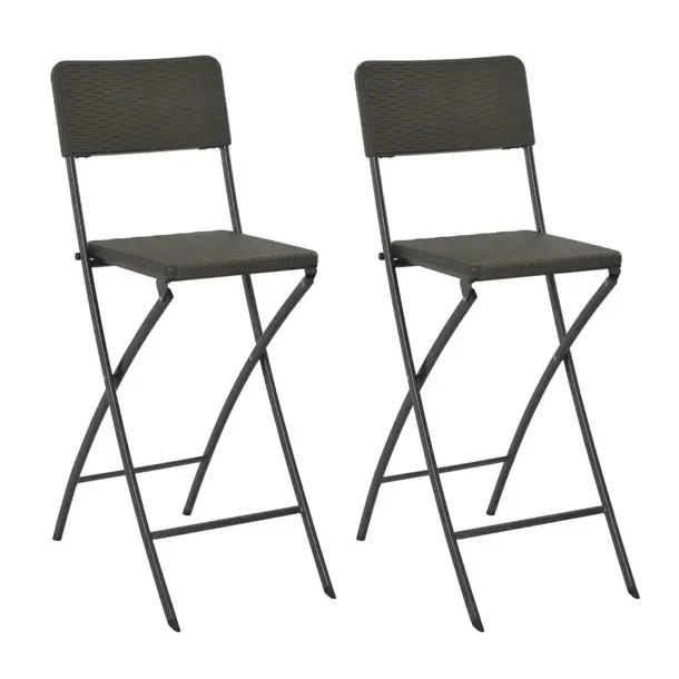 2x Krzesło Ogrodowe Fotel Stabiliny Rattan Na Taras Balkon Ogród