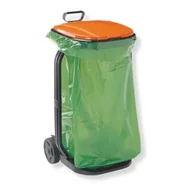 Skrzynie ogrodowe - INNA INNA Pojemnik na śmieci GF 5770 100 l Pomarańczowy - miniaturka - grafika 1