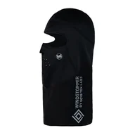 Czapki damskie - Kominiarka Buff Balaclava Cross Tech Solid Black S-M - miniaturka - grafika 1
