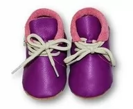 Buty dla dziewczynek - Ekotuptusie Mokasyny Fiolet Buciki,Paputki Roz.22 - miniaturka - grafika 1