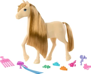 Mattel Barbie Konik kucyk do stylizacji Tornado HXJ36 - Akcesoria dla lalek - miniaturka - grafika 1