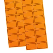 Metkownice - Ceny Samoprzylepne Na Pasku 240Szt - Pomarańczowe - miniaturka - grafika 1