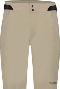 Spodenki rowerowe / turystyczne Shimano EVOLVE Terra Cargo Shorts, beżowe - Spodenki rowerowe - miniaturka - grafika 1