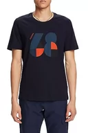 Koszulki męskie - ESPRIT T-shirt męski, 402/Navy 3., XL - miniaturka - grafika 1
