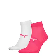 Skarpetki damskie - Skarpety sportowe PUMA (zestaw 2 sztuk) męskie, Biały (Pink/Biały 094), 39-42 EU - miniaturka - grafika 1