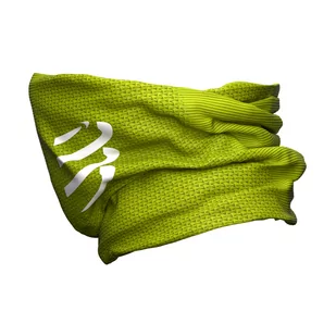 COMPRESSPORT Termiczna chusta biegowa 3D THERMO ULTRALIGHT HEADTUBE limonkowa - Czapki i chusty sportowe damskie - miniaturka - grafika 3