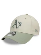 Czapki damskie - New Era Czapka z daszkiem Oakland Athletics World Series Patch 9FORTY 60595244 Beżowy - miniaturka - grafika 1