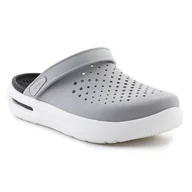 Klapki i japonki męskie - Klapki Crocs Inmotion Clog 209964-0JL szare - miniaturka - grafika 1