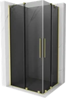 Kabiny prysznicowe - Mexen Velar Duo kabina prysznicowa rozsuwana 100x90 cm, grafit, złota szczotkowana - 871-100-090-42-55 - miniaturka - grafika 1