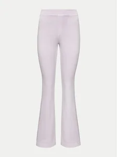 Deha Spodnie materiałowe D02557 Fioletowy Slim Fit - Spodnie damskie - miniaturka - grafika 1