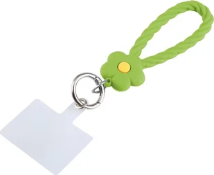 Łańcuszek do telefonu komórkowego uniwersalny pasek na szyję do etui na telefon komórkowy smartfon nylon, kolor: zielony - Etui i futerały do telefonów - miniaturka - grafika 1