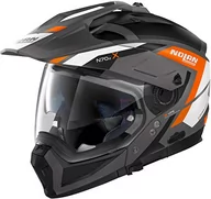 Kaski motocyklowe - Nolan Kask enduro N70-2 X GRANDES ALPES N-COM Flat Lava Grey 24 z osłoną przeciwsłoneczną, XXS 54 - miniaturka - grafika 1