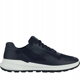 Geox Ciemnoniebieskie sneakersy męskie Pg1x - Sneakersy męskie - miniaturka - grafika 1