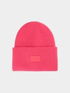 Czapki dla dzieci - 4F Czapka zimowa dziewczęca - czerwona Uniwersalny - miniaturka - grafika 1