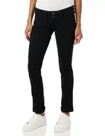 Spodnie damskie - Pepe Jeans jeansy damskie wenus, 999 czarny, 33W / 30L - miniaturka - grafika 1