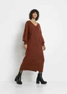 Sukienka dzianinowa oversize - bonprix - Sukienki - miniaturka - grafika 1