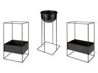 Donice - LIVARNO home Doniczka z metalową podstawą, maks. 3 kg - miniaturka - grafika 1