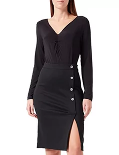 ICHI Damska spódnica IHKATE Glitz SK, 194008/czarna, XL - Spódnice - miniaturka - grafika 1