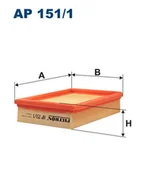 Filtry powietrza - Filtr powietrza Filtron AP 151/1 - miniaturka - grafika 1