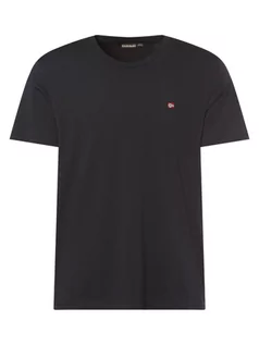 Koszulki męskie - Napapijri - T-shirt męski  Salis, czarny - grafika 1