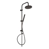 Zestawy prysznicowe - Invena Deszczownia Siros czarna AU-80-D04 AU-80-D04 - miniaturka - grafika 1