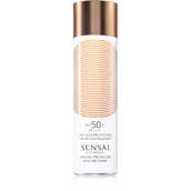 Balsamy i kremy do opalania - Sensai Silky Bronze – Cooling Protect Suncare Spray Spf 50 - miniaturka - grafika 1
