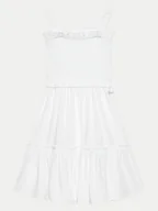 Sukienki i spódniczki dla dziewczynek - Guess Sukienka codzienna J4GK27 WG5S2 Biały Flare Fit - miniaturka - grafika 1
