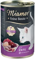 Mokra karma dla kotów - Miamor Feine Beute 12 x 400 g - Kaczka - miniaturka - grafika 1