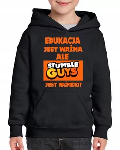 BLUZA DZIECIĘCA Z KAPTUREM STUMBLE GUYS 3160 140 - Bluzy dla dziewczynek - miniaturka - grafika 1