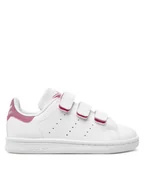 Buty dla dziewczynek - adidas Sneakersy Stan Smith Cf C IE9135 Biały - miniaturka - grafika 1