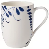 Kubki - Villeroy & Boch vieux Luxembourg brindille kubek do kawy, naczynia z wysokiej jakości Premium w kolorze niebieskim, 370 ML kubek z uchwytem, porcelana, biała, 10 x 10 x 8 cm 10-4207-9651 - miniaturka - grafika 1