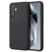 Etui i futerały do telefonów - Etui CRONG Color Cover do Samsung Galaxy S24+ Czarny - miniaturka - grafika 1