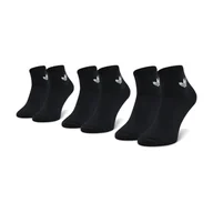 Skarpetki damskie - Adidas Zestaw 3 par wysokich skarpet unisex Mid-Cut Crew FM0643 Black - miniaturka - grafika 1