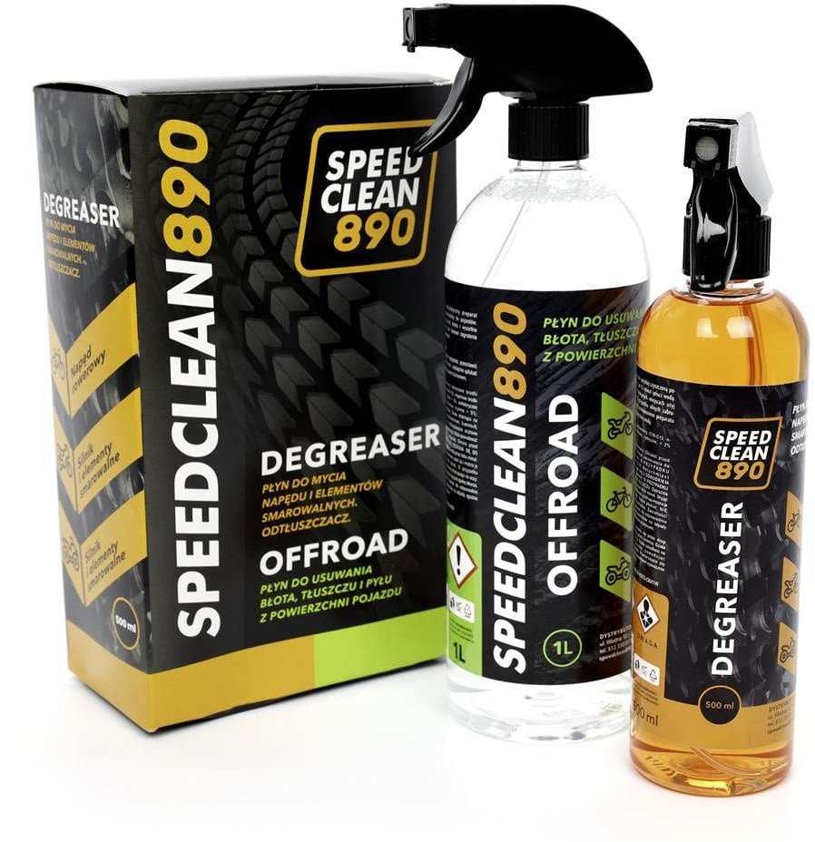 Zestaw SpeedClean890, Degreaser 500ml i płyn do mycia Offroad 1000 ml