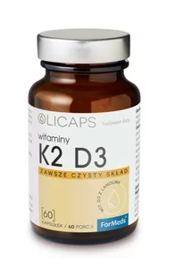 ForMEDS Olicaps K2 D3 60 kapsułek FM149 - Witaminy i minerały - miniaturka - grafika 1