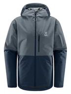 Kurtki narciarskie - Haglöfs Kurtka narciarska "Gondol Insulated" w kolorze niebiesko-granatowym - miniaturka - grafika 1