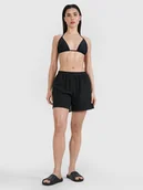 Spodenki damskie - 4F Spodenki plażowe damskie - czarne L - miniaturka - grafika 1