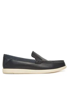 Clarks Mokasyny Bratton Loafer 26181278 Granatowy - Mokasyny męskie - miniaturka - grafika 1