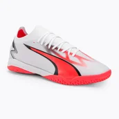 Piłka nożna - Buty piłkarskie męskie PUMA Ultra Match IT puma white/puma black/fire orchid - miniaturka - grafika 1