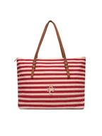 Torebki damskie - Beverly Hills Polo Club Torebka BHPC-C-014-07 Czerwony - miniaturka - grafika 1
